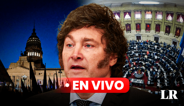 Javier Milei criticó al Congreso este jueves en una entrevista al medio británico Financial Times. Foto: composición de Gerson Cardoso/La República/AFP