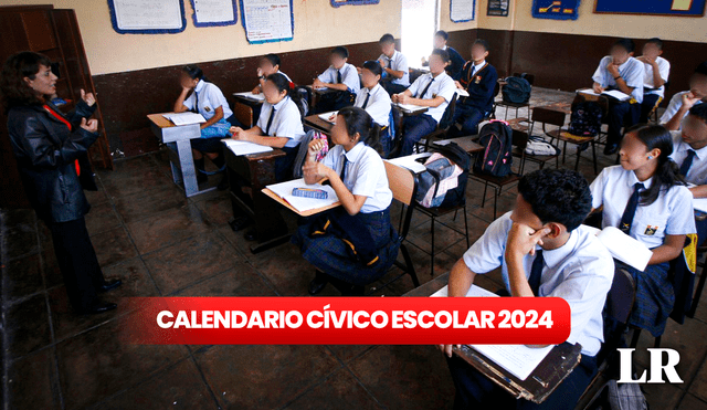 En los colegios estatales y privados, se debe tomar en cuenta el calendario cívico escolar. Foto: composición de LR/Andina