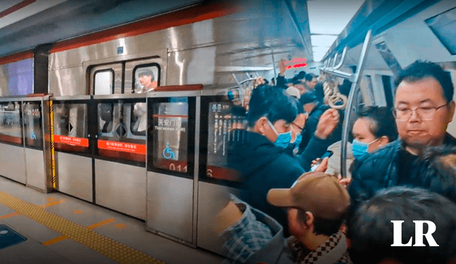 El metro más largo del mundo tiene estrictos controles de seguridad para mantener el orden al interior de los trenes. Foto: composición LR/Francisco Claros/La República