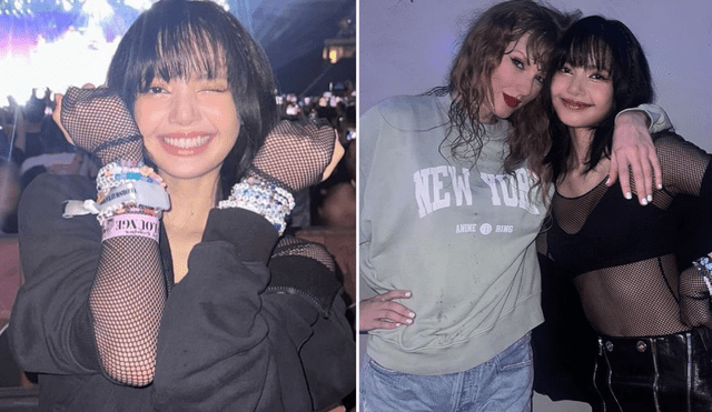 Lisa de BLACKPINK sorprendió a los asistentes y fans con la publicación de algunas fotos del concierto de Taylor Swift. Foto: composición LR/Instagra/lalalalisa_m