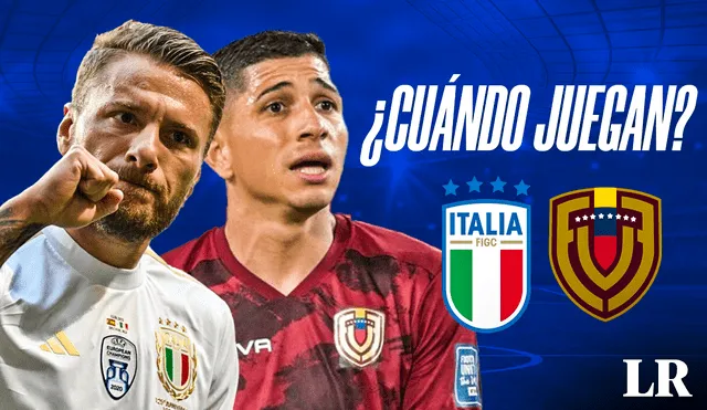 Revisa cuándo juega Venezuela vs. Italia y apunta la fecha y hora del primer amistoso que sostendrá la Vinotinto en la fecha FIFA de este año. Foto: composición de Fabrizio Oviedo/AFP/Freepik