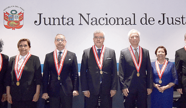 En la mira. Este jueves, miembros de la JNJ esperan definiciones del Congreso sobre informe que recomienda destituirlos, pese a nefastos efectos que esto tendría en nuestra democracia. Foto: difusión