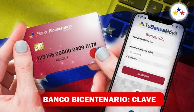 La clave interactiva del Banco Bicentenario es gratuita y te ayuda a realizar diversas operaciones. Foto: composición LR/Banco Bicentenario