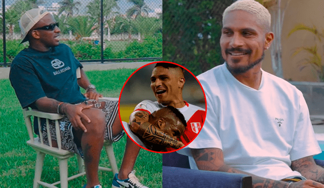 El primer invitado de Farfán y Guizasola para su podcast será Paolo Guerrero. Foto: composición LR/captura de @Enfocados/AFP