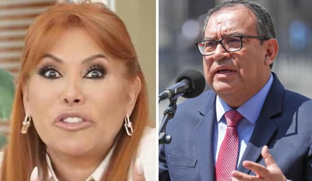 Alberto Otárola fue acusado de tráfico de influencias tras la difusión de varios audios con Yaziré Pinedo. Foto: composición LR/captura de YouTube/Andina