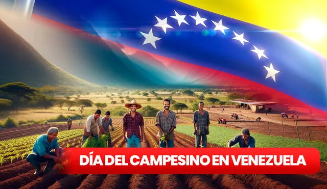 Celebración del Día del Campesino en Venezuela, reflejo de la cultura y el trabajo agrícola. Foto: composición LR/Chatgpt