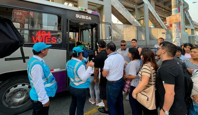 El Corredor Morado vuelve a funcionar desde este miércoles 6 de marzo. Foto:  Rosa Quincho/La República