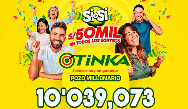 El sorteo de La Tinka se realiza a las 10.50 p. m. Foto: Intralot