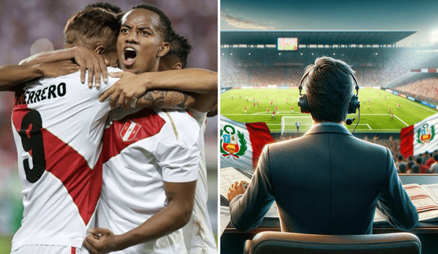 Al igual que Perú, otro país de Sudamérica posee comentaristas de fútbol poco apasionados. Foto: composición LR/El Peruano/ChatGPT