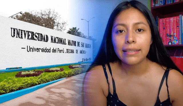 La joven estudiante reveló que para ingresar a Medicina Humana tuvo que dejar la carrera de Economía y volver a postular a la UNMSM. Foto: composición LR/El Peruano/captura YouTube/Feleydi Cornejo