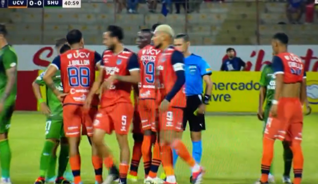 César Vallejo y Sport Huancayo se enfrentan en Trujillo. Foto: captura de ESPN