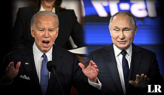 De acuerdo con el presidente Biden, los ataque de Putin podrían extenderse a Europa u otras regiones del mundo. Foto: composición LR/AFP