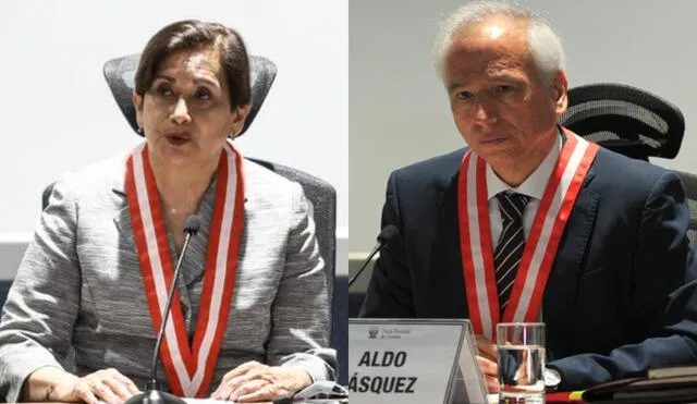Inés Tello y Aldo Vásquez fueron inhabilitados por el Congreso de la República. Foto: composición LR.
