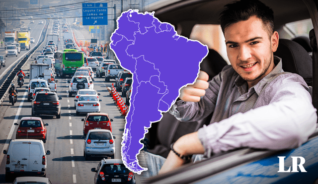 El mejor país para los conductores tiene más de 19 millones de habitantes. Foto: composición LR/El Mercurio/Freepik