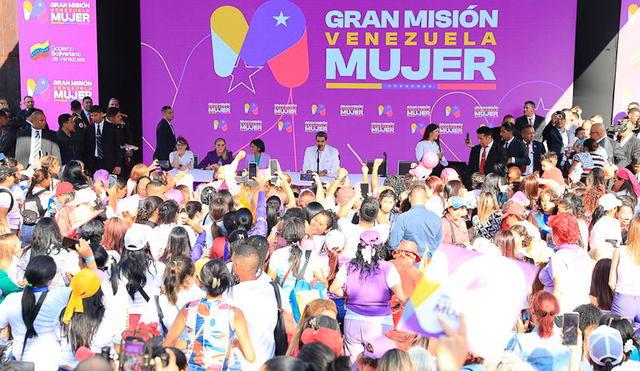 Actualmente en Venezuela hay cerca de 14 de millones de mujeres. Foto: Prensa Presidencial/X