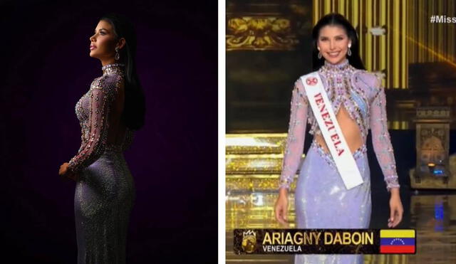 Ariagny Daboin esperaba darle a Venezuela su séptima corona dentro del certamen. Foto: composiciónLR/Miss World/Venevisión