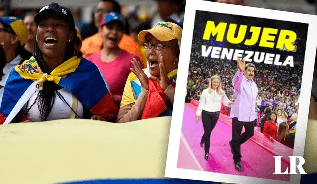 El Bono Mujer Venezuela fue entregado el año pasado por el Gobierno de Nicolás Maduro. Foto: composición Fabrizio Oviedo/LR/AFP/Patria