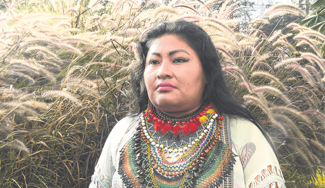 Ejemplo. Nacida en una comunidad indígena, Olivia Bisa se graduó en Sociología y hoy estudia Derecho. Es la primera mujer en liderar la Nación Chapra. Foto: difusión.