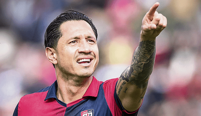 Cifras. Gianluca Lapadula lleva 2 anotaciones en 15 partidos con Cagliari en la Serie A. Foto: difusión