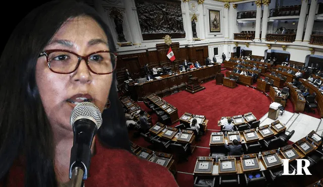 Ruth Luque consideró que algunos congresistas tienen una decisión "sesgada, orientada a cálculos políticos". Foto: composición LR de Jazmin Ceras/Andina