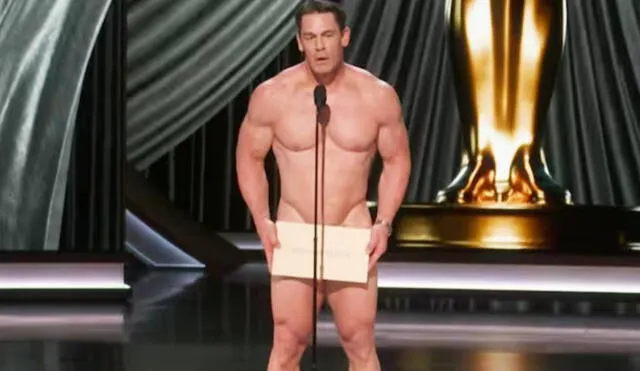 John Cena se convirtió en blanco de memes tras su inusual presentación en los Premios Oscar 2024. Foto: captura/ TNT