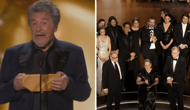 Al Pacino fue el artista encargado de anunciar el galardón más importante de los Premios Oscar. Foto: composición LR/ Instagram  / Captura TNT