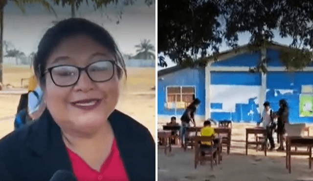 Directora pide aulas para los 280 estudiantes en Pucallpa. Foto: Canal N