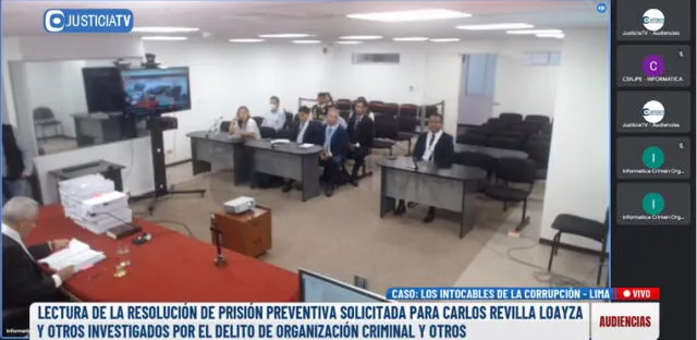 Audiencia de prisión preventiva Carlos Revilla