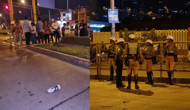 Policía manejó la camioneta que arroyó a dos jóvenes tras invadir carril del Metropolitano. Foto: Mirian Torres/La República