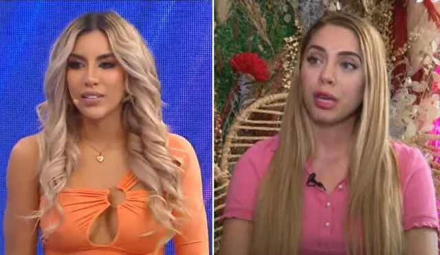 Gabriela Herrera y su exsocia Alina Villón se agredieron verbalmente en la calle debido a una presunta estafa. Foto: composición LR/Captura ATV