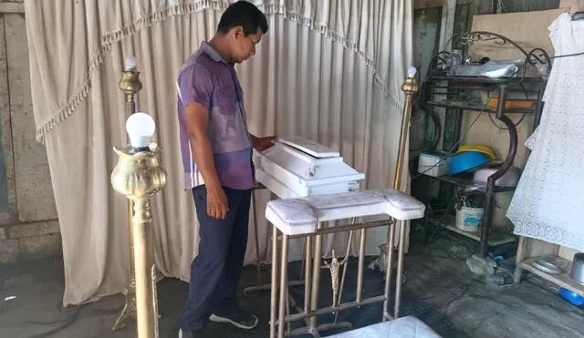 El tío del bebé prematuro fallecido solicitó ayuda para recaudar fondos que permitan cubrir los gastos del entierro en el cementerio. Foto: La República.