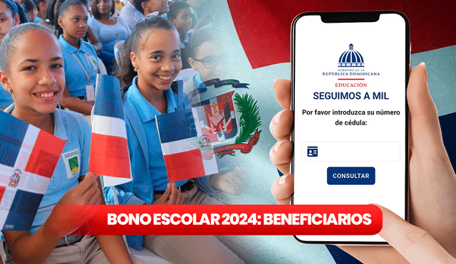 El Bono Escolar, también conocido como Bono a Mil, busca ser un apoyo económico para las familias dominicanas en el inicio del año escolar 2024-2025. Foto: composición LR/Gobierno de República Dominicana/Enredadord/Freepik