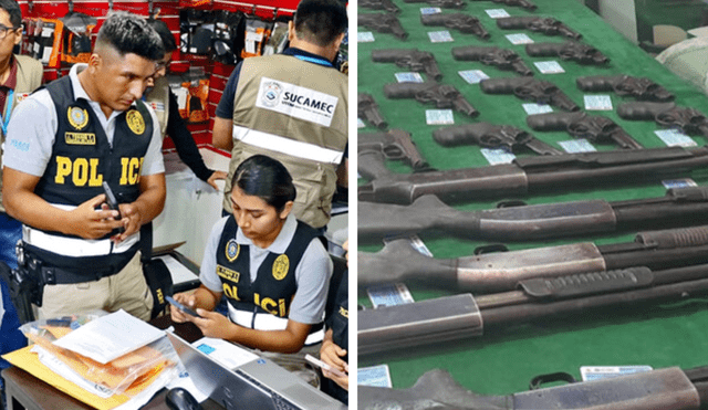 La PNP confirmó que una de las armas intervenidas fue utilizada en el asesinato del candidato en Ecuador. Foto: composición LR.