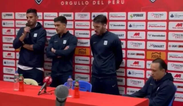 Zambrano, Arregui y Rodríguez estuvieron presentes en la conferencia de prensa de Alianza Lima. Foto: captura 'X'/Di'andello