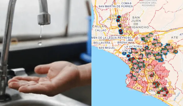 Sedapal: conoce las zonas que serán afectadas con el corte de agua. Composición: La República