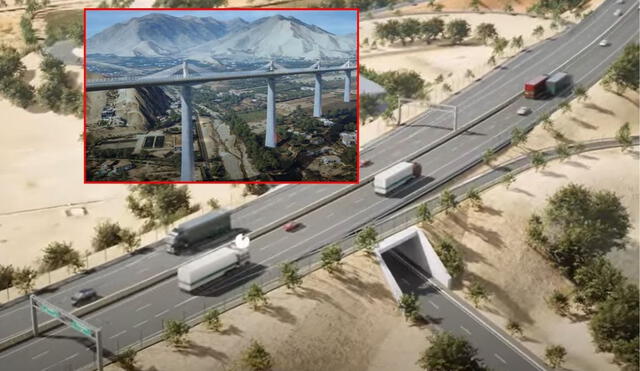 Nueva Carretera Central conectará la vía Ramiro Prialé en Lima con la Oroya, Junín. Foto: Composición RL/PMO Vías.