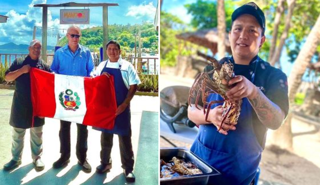 Jorge Huamán es un exitoso embajador de la gastronomía peruana en la isla de San Vicente y las Granadinas. Foto: composición LR/ Andina.