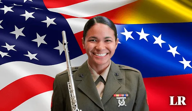 Ana Paola Rincones nunca imaginó que su pasión por la música y la flauta la llevaría a integrar la Marina de Estados Unidos. Foto: composición LR/Freepik/Instagram