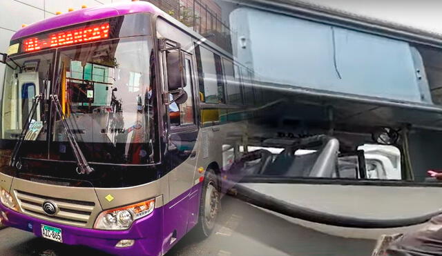 Corredor Morado volvió a circular desde el 6 de marzo.  Foto: composición LR/Andina/Panamericana TV