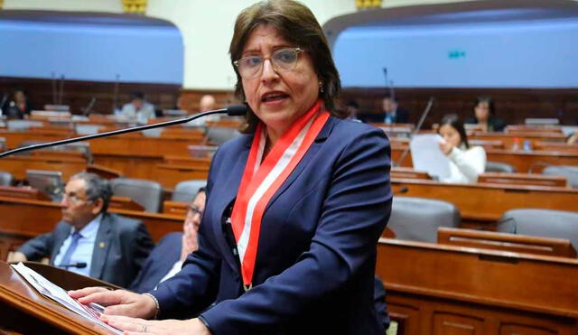 Delia Espinoza investiga a 14 congresistas por estar involucrados en el caso de Patricia Benavides. Foto: Congreso
