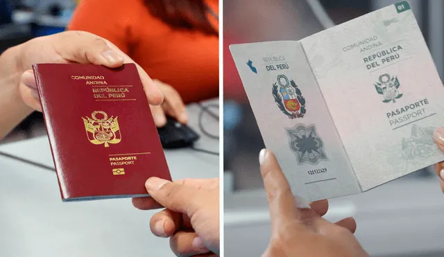 El trámite de pasaporte, en casos de urgencia, se realizan en menos tiempo y presentando un boleto de avión. Foto: composición LR/Andina