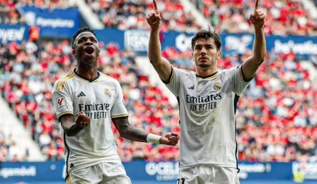 Real Madrid lleva 4 victorias seguidas ante Osasuna por LaLiga y Copa del Rey. Foto: Real Madrid