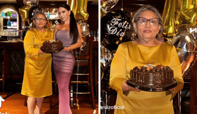 Paola Ruíz celebró el cumpleaños de su madre a inicios de marzo. Foto: composición LR / Instagram
