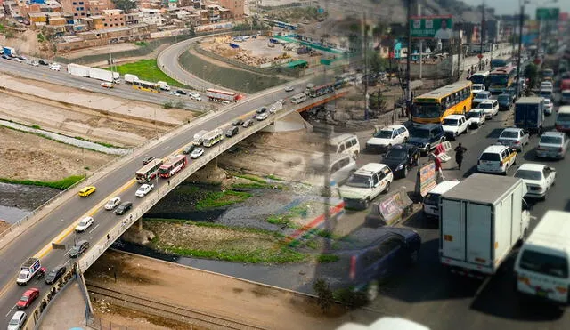 Los viaductos se instalarán en algunos sectores de la av. Próceres de la Independencia. Foto: composición LR/El Peruano/Andina