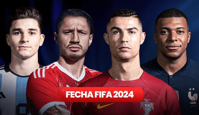 Fecha FIFA 2024: selecciones de Sudamérica y Europa jugarán partidos amistosos. Foto: composición de Jazmín Ceras/La República