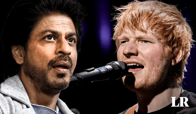 La amistad entre Ed Sheeran y Shah Rukh Khan sigue fortaleciéndose. Foto: composición LR/Instagram