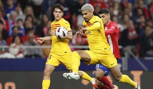 Atlético de Madrid y Barcelona protagonizaron un partidazo en el Cívitas Metropolitano. Foto: AFP