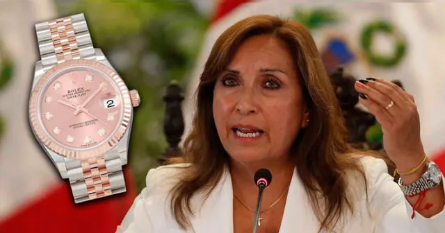 Dina Boluarte ha dicho que los relojes Rolex son “fruto de su esfuerzo y trabajo”. Foto: composición LR – Video: ‘Ecos latinos’
