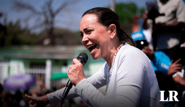 María Corina Machado pide "serenidad" ante inicio de postulaciones a las elecciones en Venezuela. Foto: AFP