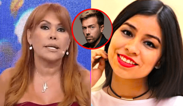 Magaly Medina arremetió contra Julián Zucchi por su actitud con su reportera. Foto: composición LR/ATV/Instagram/Priscilla Mateo/Julián Zucchi - Video: ATV